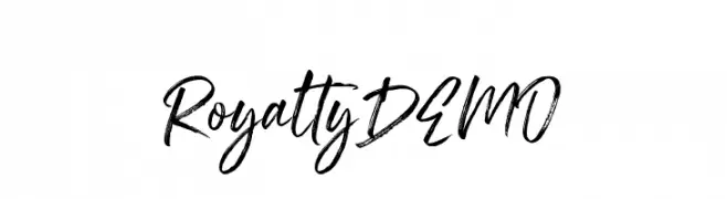 Royalty DEMO  Free Fonts Download