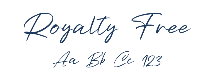 Royalty Free Font Preview