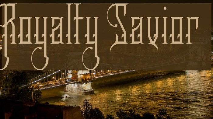 Royalty Savior Example 1