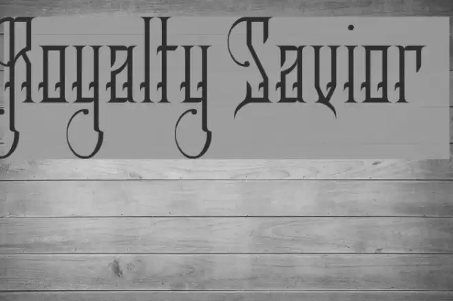 Royalty Savior Font examples