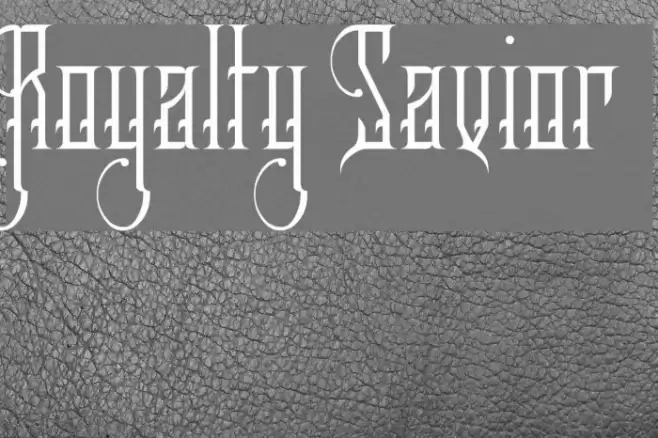 Royalty Savior Font examples