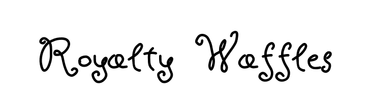 Royalty Waffles  Скачать бесплатные шрифты