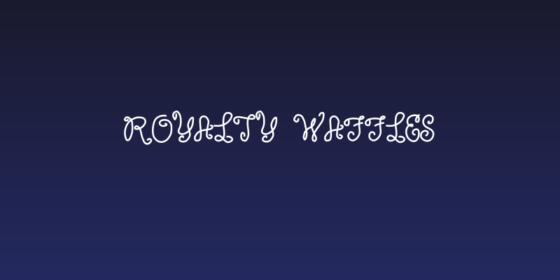 Royalty Waffles Social Header