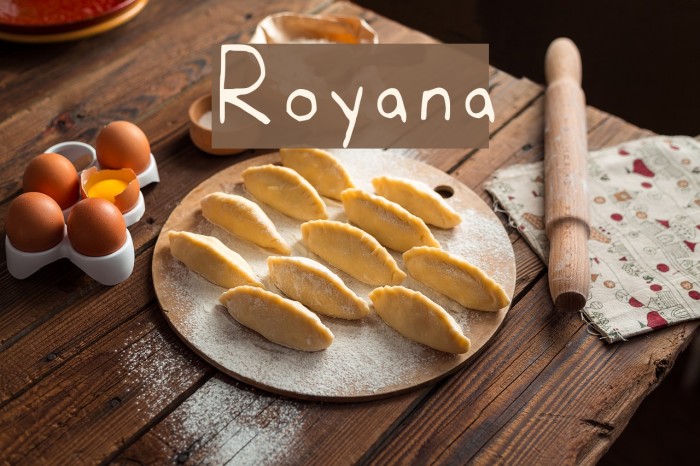 Royana Font examples