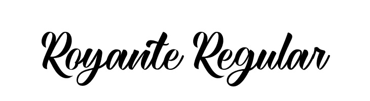Royante Regular  नि: शुल्क फ़ॉन्ट्स डाउनलोड