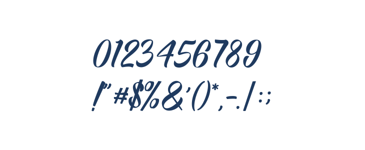 Royante Regular Other Characters