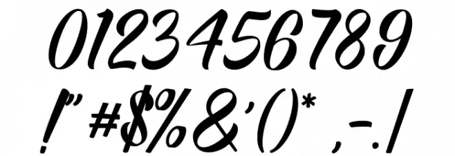 Royante Regular Font OTHER CHARS