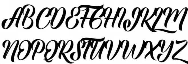 Royante Regular Шрифта ВЕРХНИЙ