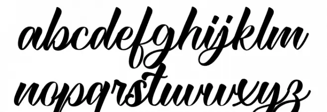 Royante Regular Font LOWERCASE