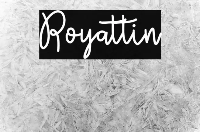 Royattin Font examples
