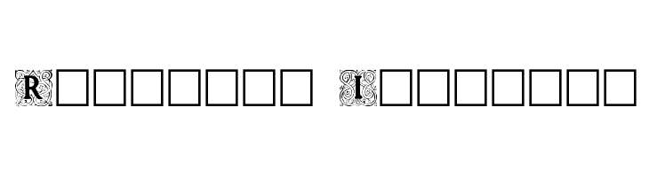 Roycroft Initials Font