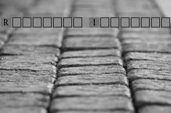 Roycroft Initials フォント examples