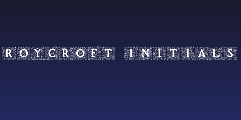 Roycroft Initials Social Header