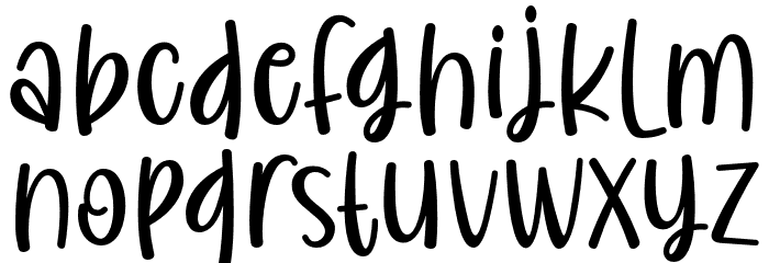 Royela Font LOWERCASE