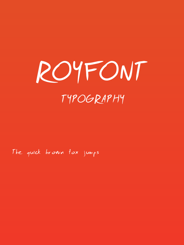 Royfont Poster