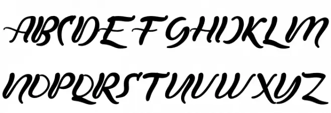 Royken Free Schriftart Groß