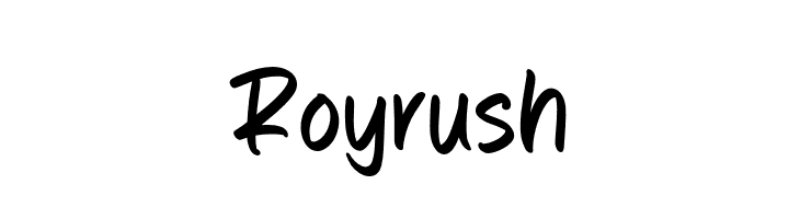 Royrush  les polices de caractères gratuit tlcharger