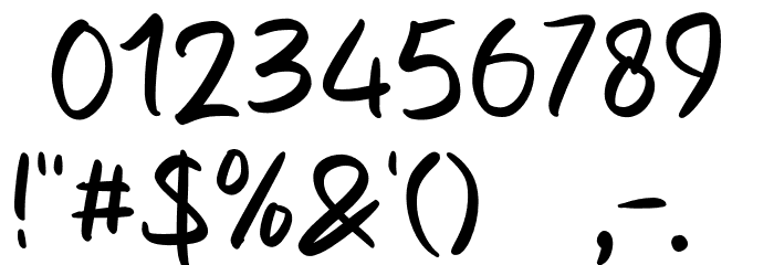 Royrush Font OTHER CHARS