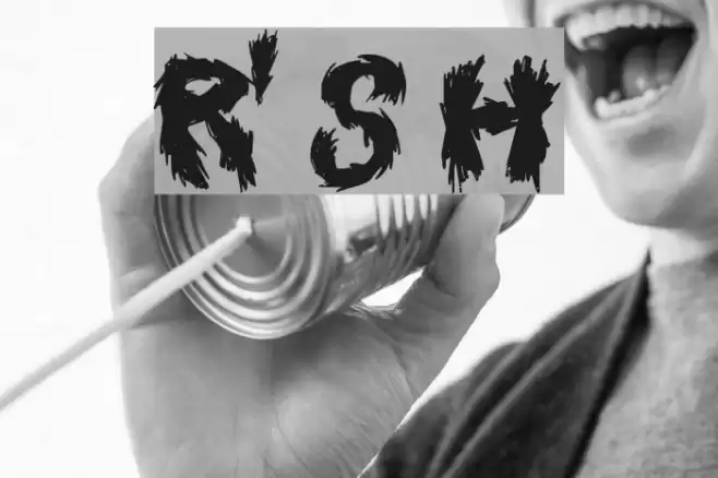 Roy's Scratched Handwritting Font examples