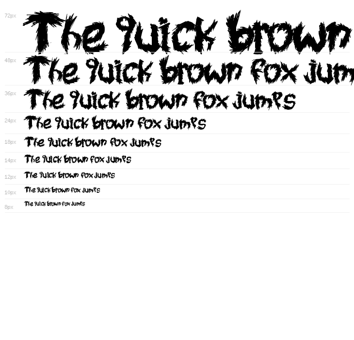 Roy's Scratched Handwritting Waterfall