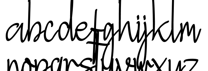Royseen Font LOWERCASE