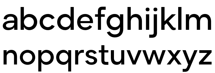 Rozanova HUM - Demo Semi Bold Font LOWERCASE