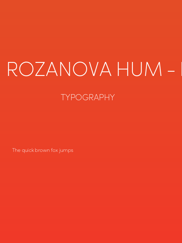Rozanova HUM - Demo Thin Poster