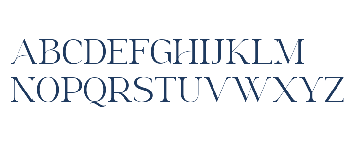 Roze Belinda Regular Uppercase