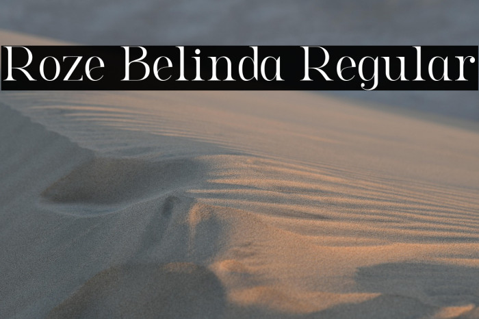 Roze Belinda Regular Example 2