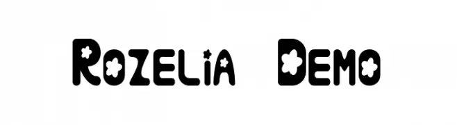 Rozelia - Demo  Frei Schriftart Herunterladen