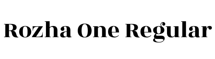 Rozha One Regular Font