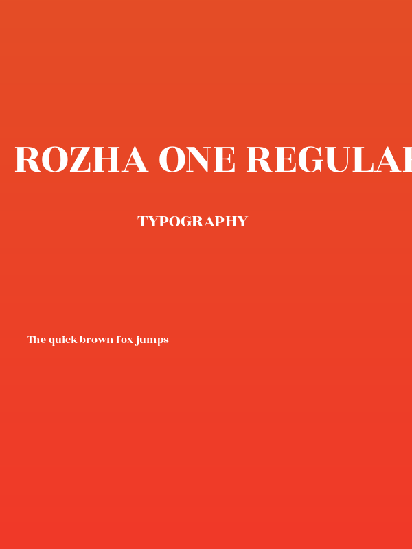 Rozha One Regular Poster
