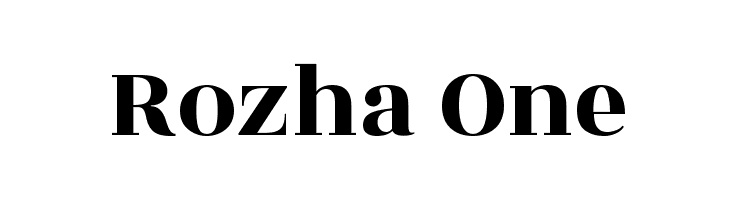 Rozha One  les polices de caractères gratuit tlcharger