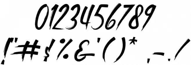 roastinkdemo Font OTHER CHARS