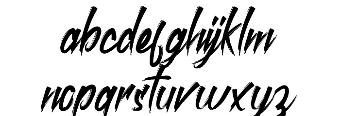 roastinkdemo Font LOWERCASE