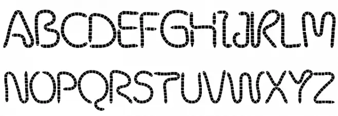 robalek Font UPPERCASE