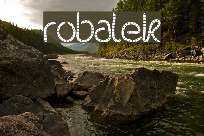 robalek Font examples