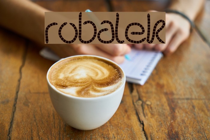 robalek Font examples