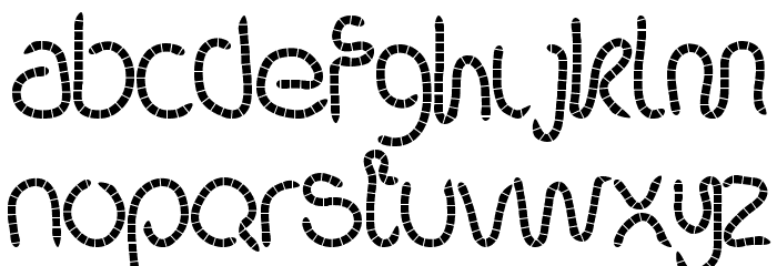 robalek Font LOWERCASE