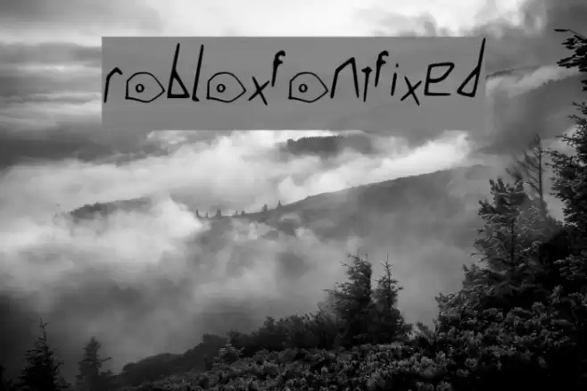 roblox_font__fixed_ Font examples