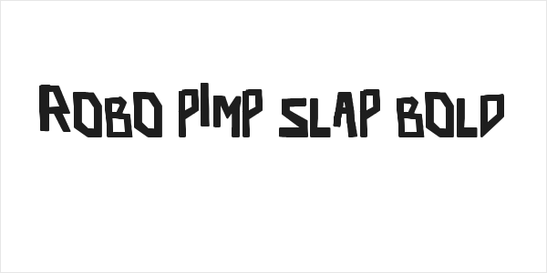 robo pimp slap Bold Logo