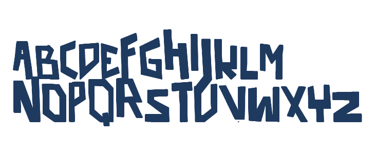 robo pimp slap Bold Lowercase