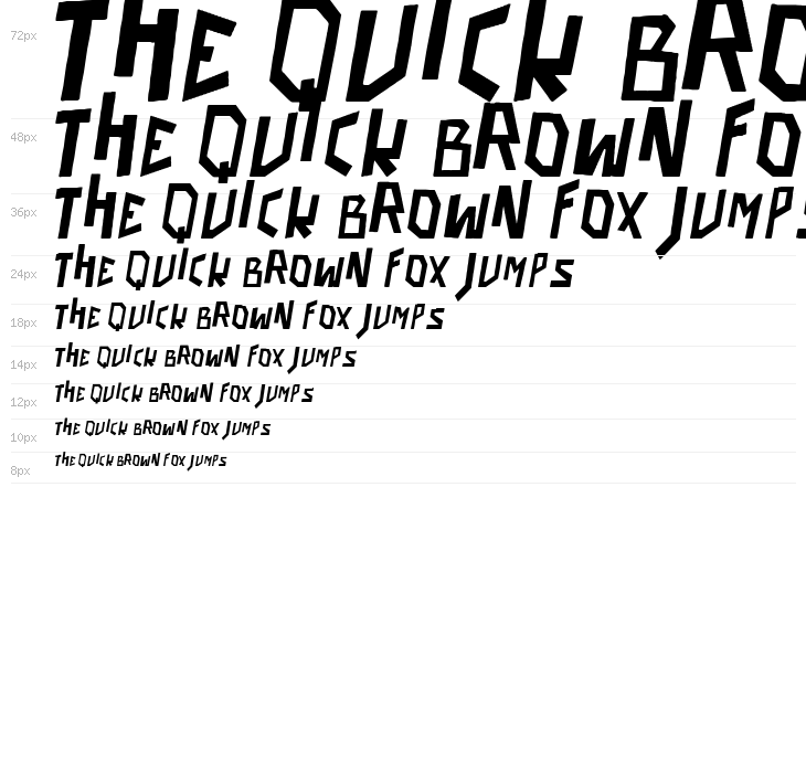 robo pimp slap Italic Waterfall