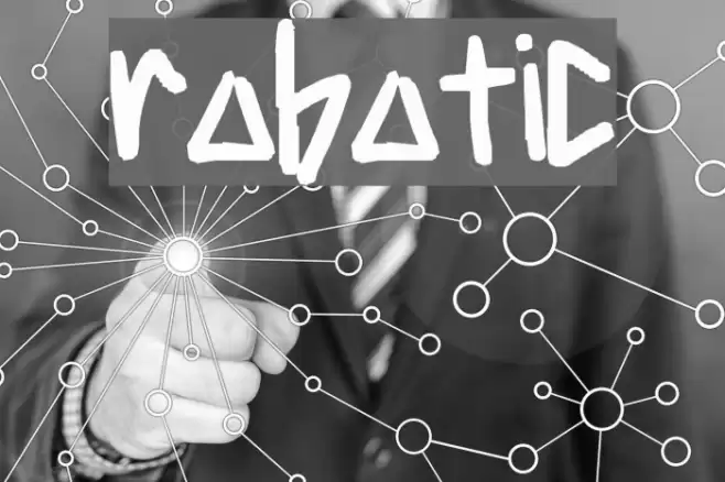 robotic Font examples