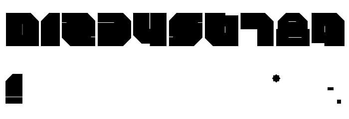 rockdafonkybitRegular Font OTHER CHARS