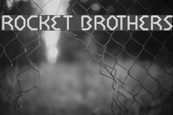 rocket brothers Font examples