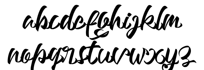 rockies Regular Font LOWERCASE