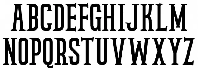 rockstar Regular フォント 大文字