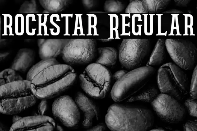 rockstar Regular Font examples