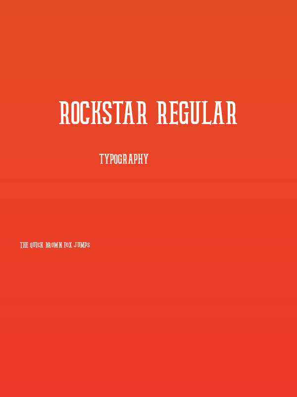 rockstar Regular Poster